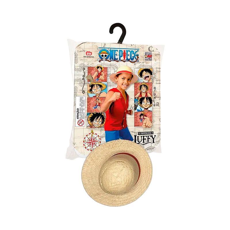 FANTASIA INFANTIL ROSITA SUPER MAGIA ONE PIECE LUFFY 6634 M 3 PEÇAS