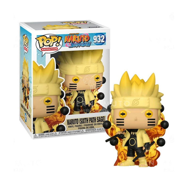 BONECO FUNKO POP NARUTO SHIPPUDEN SIXTH PATH GLOWS 932