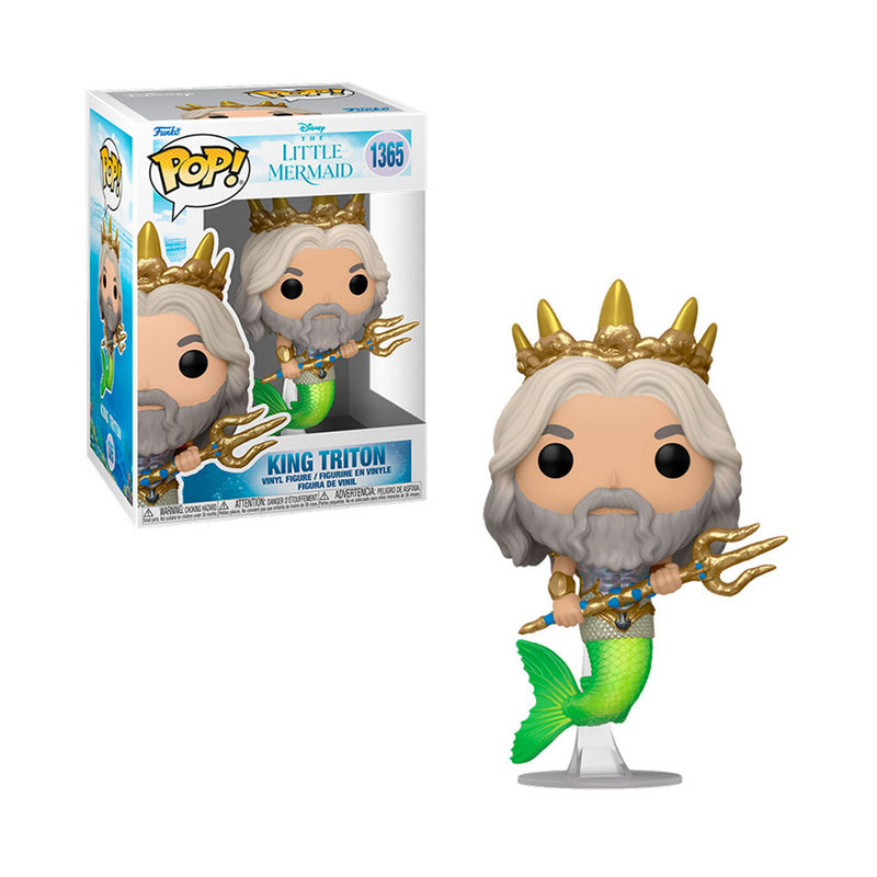 BONECO FUNKO POP DISNEY LITTLE MERMAID KING TRITON 1365